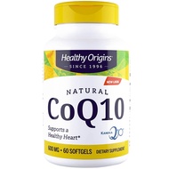 美國Healthy Origins 輔酶Q10, 600毫克 60粒軟膠囊