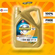 CALTEX Havoline LE Fully Synthetic Engine Oil 5W40 (4L)