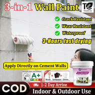 [24 hours delivery] cat dinding luar rumah 1000ml formaldehyde wall paint cat dinding rumah cat dind