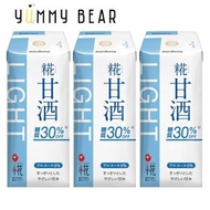 Plus糀 糖質30%OFF 無酒精米麴甘酒 165ml x 3（平行進口）