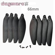 DAGMARC Folding Propeller Blades, Plastic Black Remote Control Drone Parts, 58mm/66mm Universal Quad