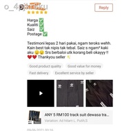 ∋ANY 5 RM95 track suit dewasa track bottom seluar trek sekolah murah