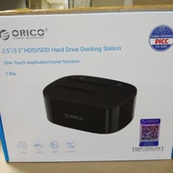 ORICO 6228US3C 2Bay Docking HDD/SSSD USB 3.0 Case Casing Hard Disk 3.5
