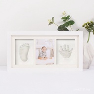 Wholesale Hand Foot Print Hand Foot Print Baby Factory Gift Set Newborn Solid Wood Hand Print Pad Ph