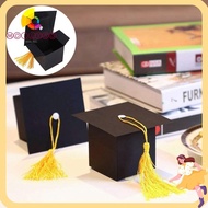 MOILYSG Graduation Cap, 2024 Graduation Congrats Grad Candy Box, DIY With Tassel Degree Ceremony Graduation Season Party Decorations