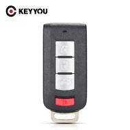 KEYYOU 2/3/4 Buttons Car Remote Smart Key Shell For MITSUBISHI Outlander Sport ASX Pajero Shogun Montero Lancer Mirage R