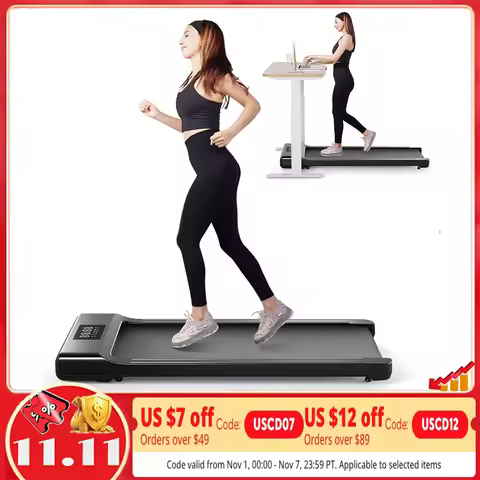 Treadmills for Home 2.5HP Remote Control LCD Display 300LBS Walking Pad Treadmills Portable Walkingp