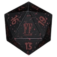 MTG Dice D20 Counting Life Point Spindown Set FINAL FANTASY D20 (FIN) RED