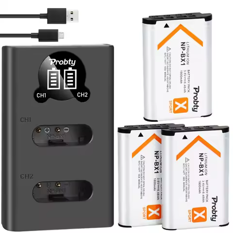 For sony NP BX1 NP-BX1 Battery + Charger For Sony DSC-RX100 X3000 IV HX300 WX300 HDR-AS15 X3000R MV1