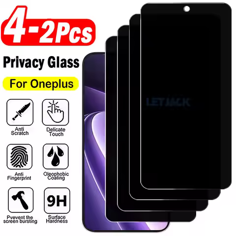 2-4Piece Privacy Screen Protector for Oneplus Ace 6 5 Ultra Anti-spy Tempered Glass for OnePlus Ace
