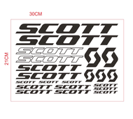 Cutting Stiker Sepeda MTB Scott Stiker Sepeda Keren 1 Set
