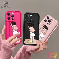 Case OPPO Reno11 F Reno 11 5G Reno 11 Pro 5G Reno 10 5G Reno 8T 5G Reno 8T 4G Reno 8Z 5G Reno 7Z 5G Reno7 Reno8 Reno4 Reno5 Cartoon Couple Weighing Shockproof TPU Phone Case