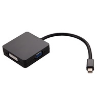 3 In 1 DP to DVI VGA HDMI Audio Video Cable Adapter Mini Display Port DP Thunderbolt to DVI/VGA/HDMI