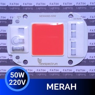 LED COB 50 Watt 220 Volt AC Warna Merah