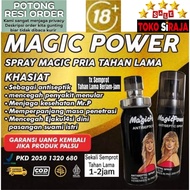 TISU MAGIC POWER ANTISEPTIC SPRAY 15 ML / TISSUE MEJIK SPRAY 15ML ORIGINAL TAHAN LAMA