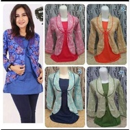 Cardi batik blouse