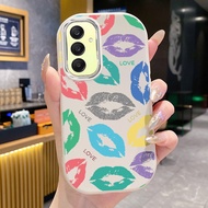 Case For Samsung A25 5G A24 A23 5G A20 A30 M10s M34 F34 5G Colorful Phone Shockproof Round And Fat L