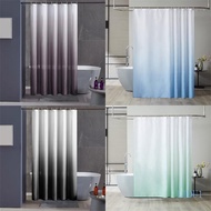 LIDU1 Shower Curtain 180x200cm 120x200cm Bath Curtain Color Gradient Bath Curtain