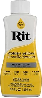 Rit Dyes Golden Yellow Liquid 8 oz. Bottle [Pack of 4 ]