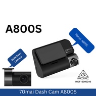 DACD English Version 70mai A800S Dual vision 140 Rear Cam FOV 4K Ultra HD Screen Dash Cam Rear APP C