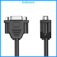 KOK VGA Video Extension Cable 30cm Easy to Use Projectors VGA Cord for Home Theater and PC Setups VG