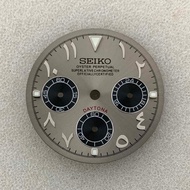 New Style Modified Watch Accessories Roman Font Font Gray Dial Only Suitable for VK63 Quartz Movemen