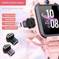USB-C to 2-Pin Magnetic Charging Adapter 5V 90 Degree Elbow Suitable for Omii Little Genius Children