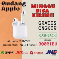ORIGINAL Apple Airpods 2 WIRED With Charging Case Garansi Inter