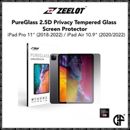 Zeelot PureGlass 2.5D Privacy Tempered Glass Screen Protector for iPad Pro 11" (2018-2022) / iPad Air 10.9" (2020/2022)