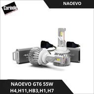 Naoevo Gt6 Series W H4, H11, H3, H1, H7 Car Led Headlamp Foglamp