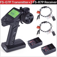 Flysky G7P RC Transmitter and Receiver R7P FS-R7P 7CH 2.4Ghz Remote Controller for Crawler Truck Car