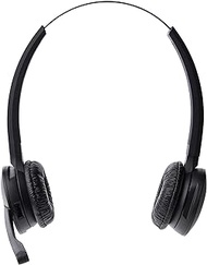 Jabra Pro 920 DECT Wireless On-Ear Stereo Headset - HD Voice and Noise Cancelling - All Day Battery Life - For Use with Desk Phones in Europe - EU Plug, Black