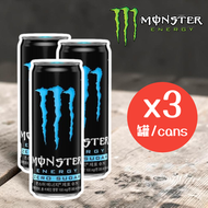 (韓國字版)MONSTER 魔爪Zero無糖能量飲料 355ML x 3罐 (EXP:Y/M/D-2027/11/01)