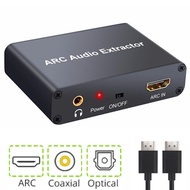 TANG STORE HDMI ARC Adapter Tendak ARC Audio Extractor Digital Optical TOSLINK SPDIF Coaxial &amp; Analog 3.5mm Stereo