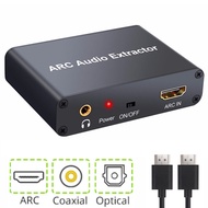 TANG STORE HDMI ARC Adapter Tendak ARC Audio Extractor Digital Optical TOSLINK SPDIF Coaxial & Analo