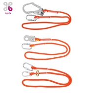 Baosity Outdoor Rock  Climbing Arborist Fall Arrest Safety Lanyard with Snap Hook Roofing Constructi