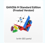 【GAN Official Store】GAN 356 M รูบิค 3x3 Magnetic ลูกบาศก์ความเร็วสติกเกอร์ GAN 356 ME ลูกบาศก์มายากล