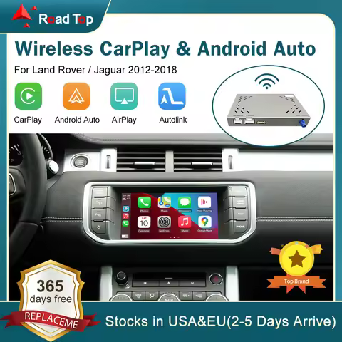 Wireless Carplay Android Auto Interface Mirror Link AirPlay Ai Box For Land Rover/Jaguar/Range Rover