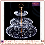 【WUCHT】ACRYLIC 3 TIER CAKE DISPLAY STAND BUFFET CUPCAKE SERVING HI-TEA SET JD-2922