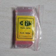 Cetik Plastic Size 5x8 100 sheets Plastic Clip/ Size 5 x 8 C-tik/