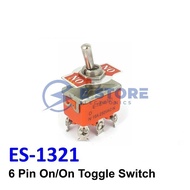 E-TEN 1321 ON/ON 6 Pin 15A 250VAC Toggle Switch - ES-1321