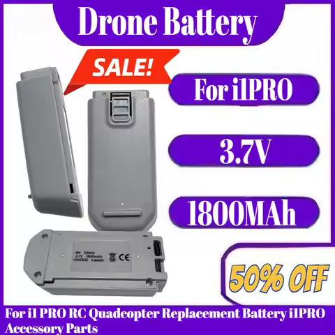 For i1PRO Drone Battery 3.7V 1800MAh For i1 PRO RC Quadcopter Replacement Battery i1PRO Accessory Pa