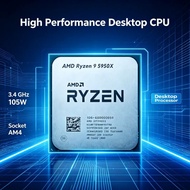 AMD | AMD Ryzen 9 5950X 16‑Core 32‑Thread Desktop Processor 3.4GHz Socket AM4 105W Without Cooler