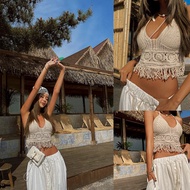Beach outfit for swimwear women Crochet Top Wear Swimsuit New Crop Top Outfit