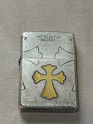 Zippo 十字架限量版 24K 黃金 打火機