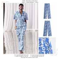 75403 - Blue Retro 2 (XS,S,M,L) - Pants