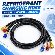 Refrigerant Charging Hose 1/4 SAE 800PSI 4000PSI R134A R32 R410A Aircond Manifold Gauge Hose Hos Pen