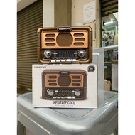 HERITAGE CUCU RETRO MUSIC STATION NIPPON BLUETOOTH/USB/FM/AM/TF CARD