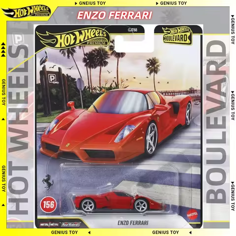 Hot Wheels Premium 2026 Boulevard 156 - Enzo Ferrari - New Casting 1:64 Diecast Alloy Metal Collecti