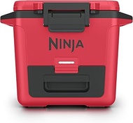 Ninja FrostVault 30qt Hard Cooler with Dry Zone, Integrated Fridge-Temp Dry Storage Drawer